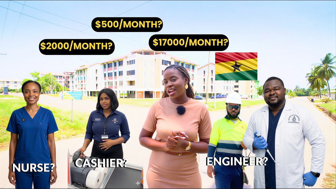 HOW MUCH MONEY DO PEOPLE MAKE IN GHANA? | LIVING IN GHANA cover art
