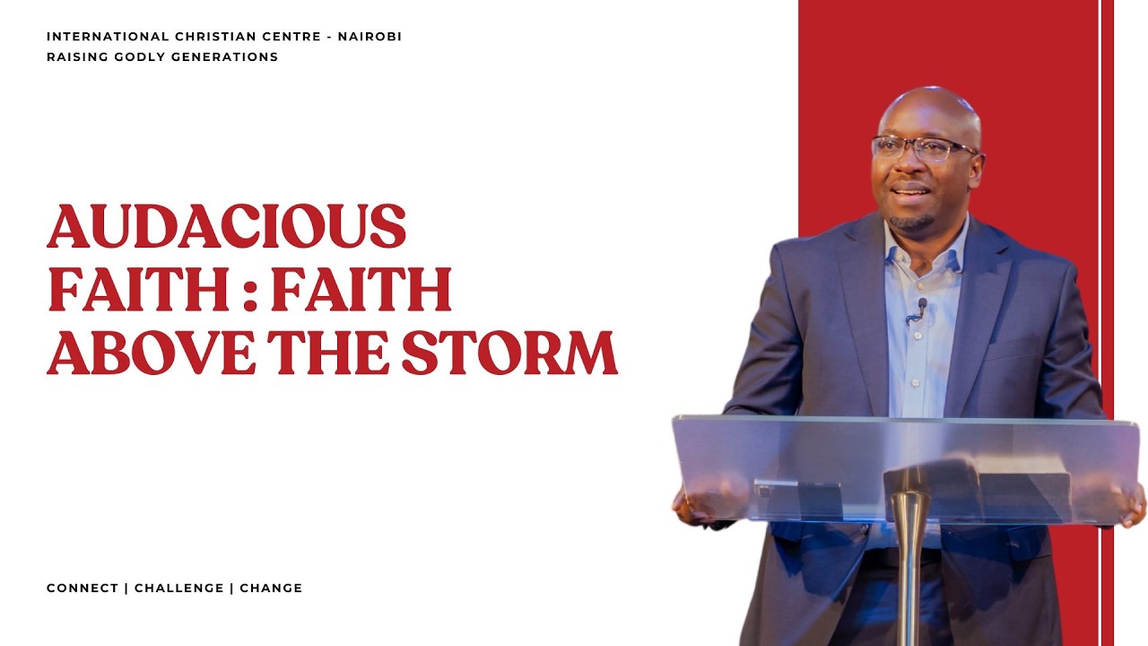 Audacious Faith : Faith Above The Storm | Bishop Gibson Anduvate cover art