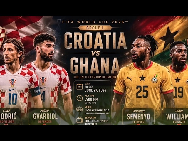 Ghana vrs Croatia - LIVE Raection🔥All Prophecies Review + Predictions cover art