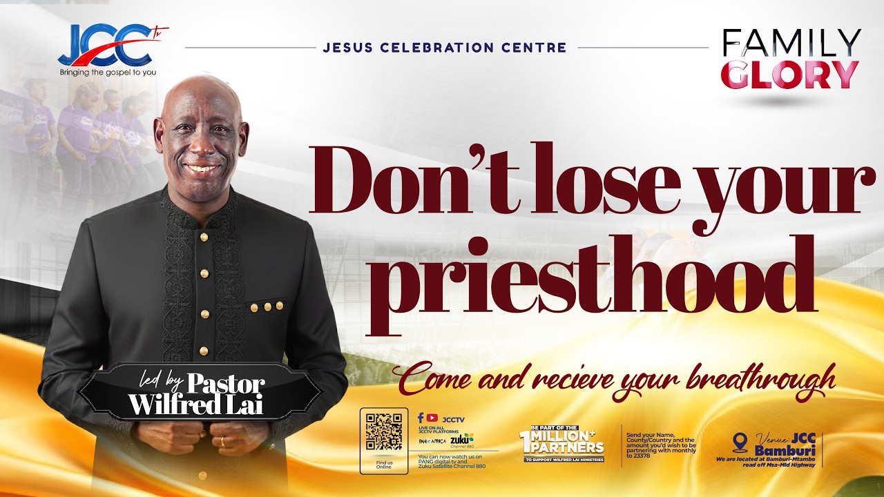 Don't Lose Your Priesthood — Pastor Wilfred Lai || Family Glory Service cover art