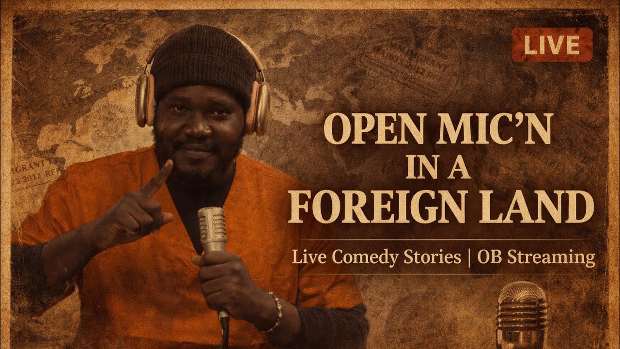 #7 IRL STREAM - Open Micin in a Foreign Land - OB AMPONSAH cover art