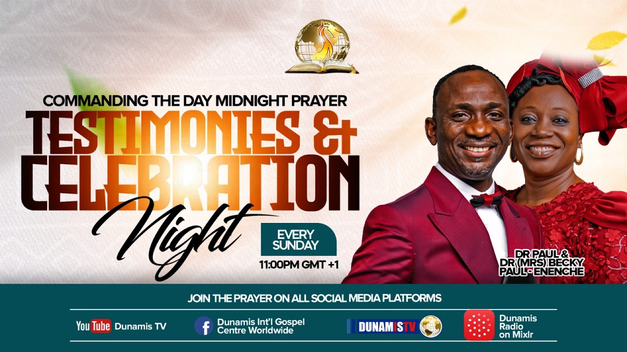 COMMANDING THE DAY MIDNIGHT PRAYER || TESTIMONIES AND THANKSGIVING NIGHT || 28-06-2026 cover art