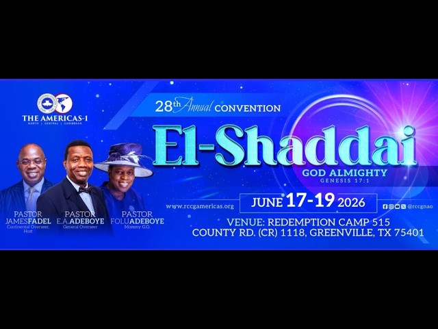 CONVENTION ECRD AMÉRIQUES-1 2026 || EL-SHADDAI (DIEU TOUT-PUISSANT) || NUIT DU SAINT-ESPRIT cover art