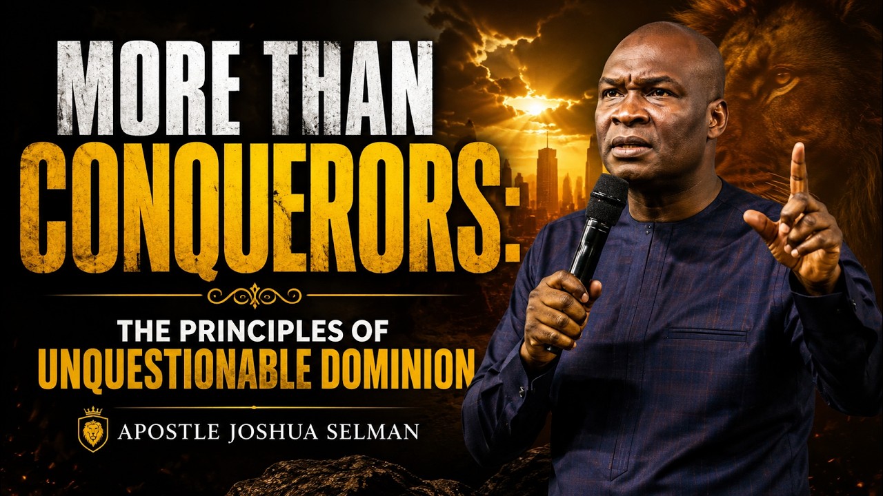MORE THAN CONQUERORS: The Principles of Unquestionable Dominion | Apostle Joshua Selman cover art