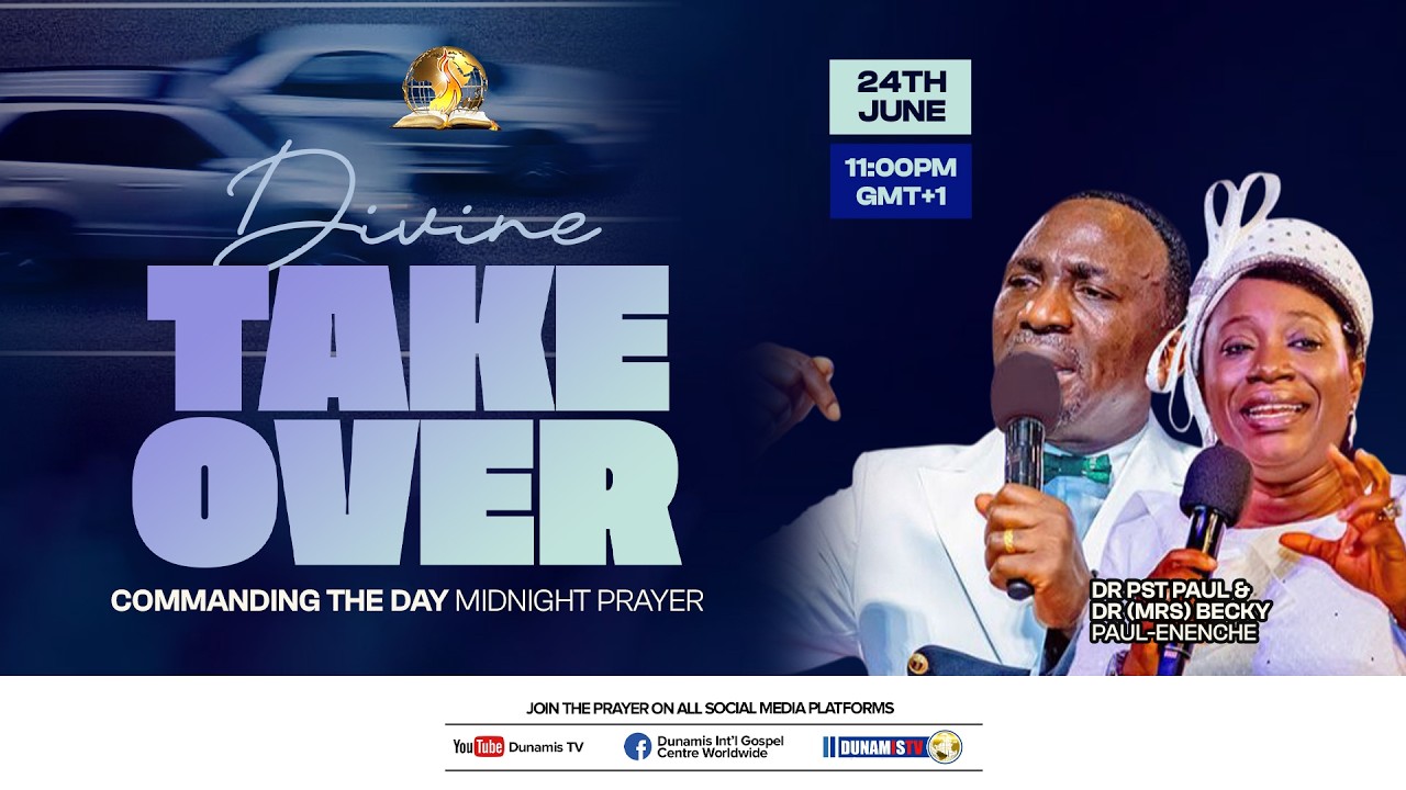 COMMANDING THE DAY MIDNIGHT PRAYER || DIVINE TAKE OVER || 24-06-2026 cover art