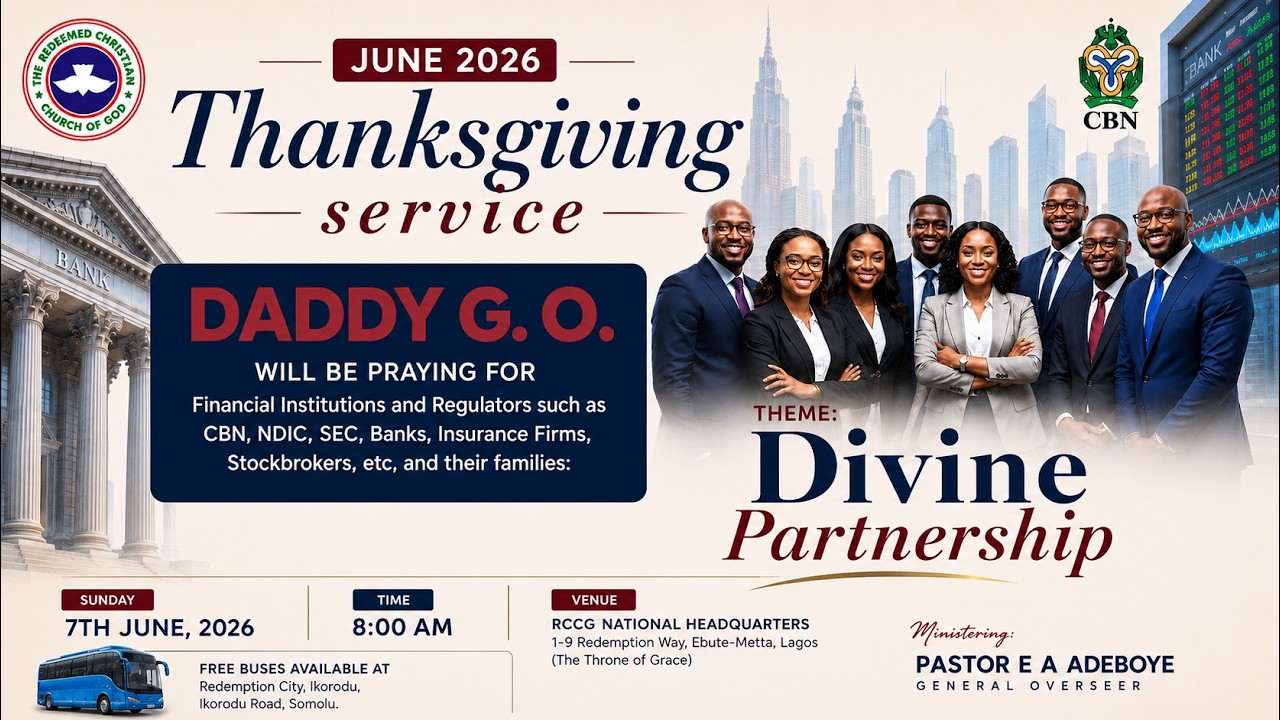 RCCG JUNE 7th 2026 | THANKSGIVING SERVICE cover art