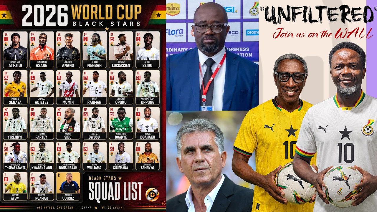"NO HOPE" This is the "POOREST & WEAKEST SQUAD" Ghana is taking to the World Cup - Dan Kwaku Yeboah cover art