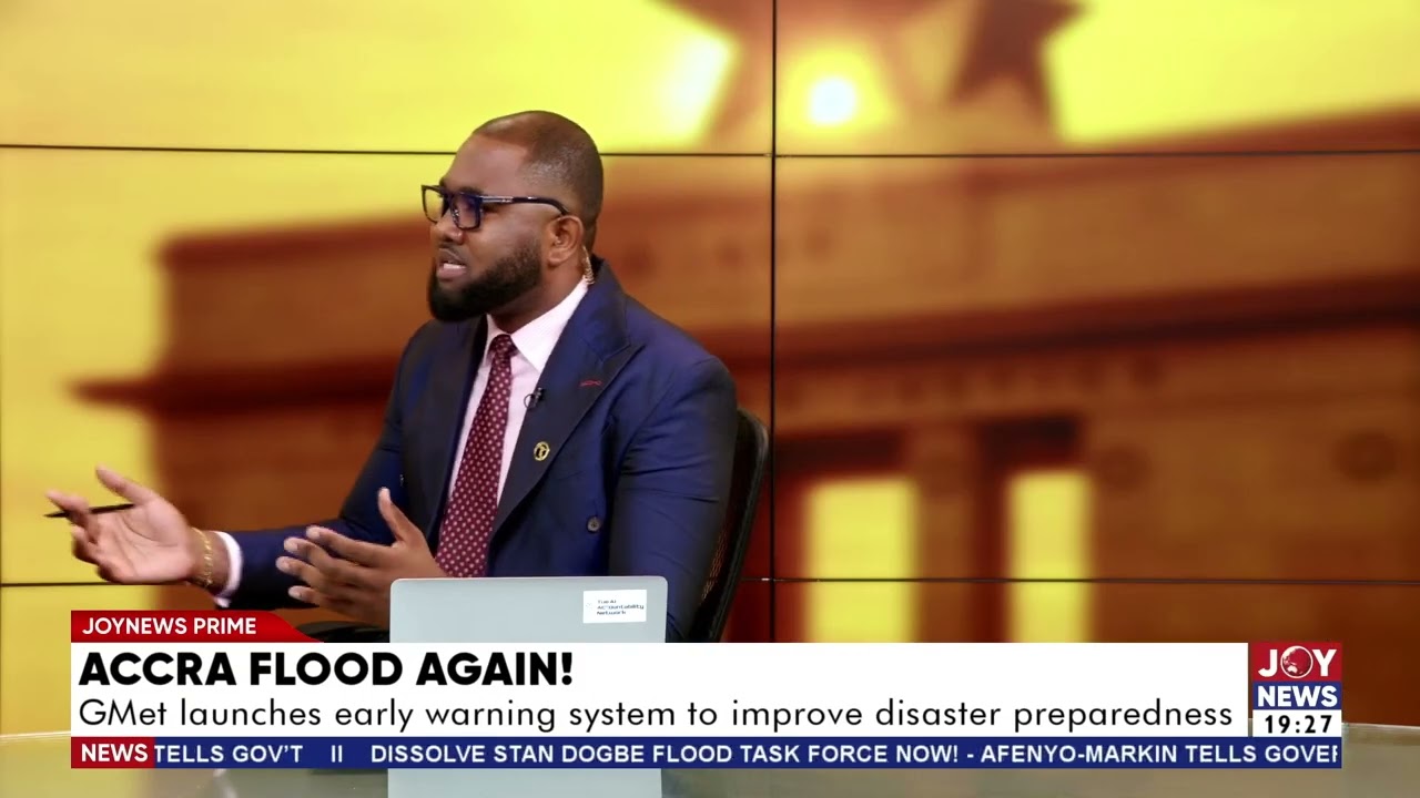 Accra flood again!: GMet launches early warning system to improve disaster preparedness. cover art