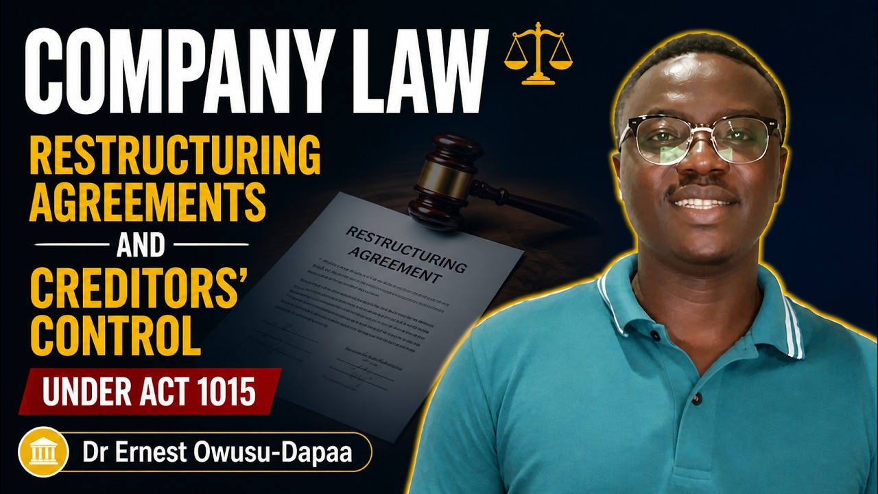 COMPANY LAW - RESTRUCTURING AGREEMENTS AND CREDITORS’ CONTROL UNDER ACT 1015