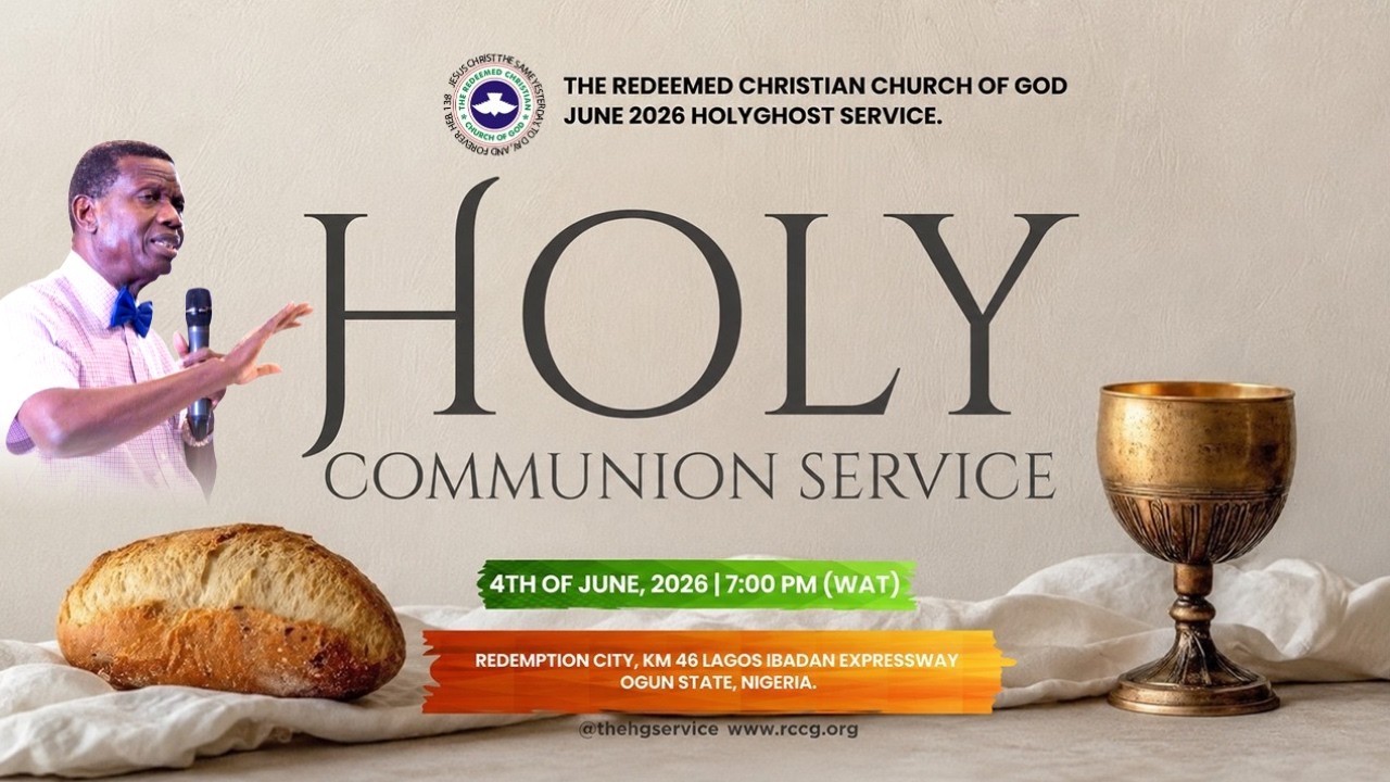 RCCG JUNE 2026 HOLY COMMUNION SERVICE cover art