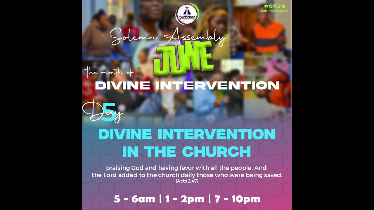 SOLEMN ASSEMBLY || DAY 5 || 4TH JUNE 26'- DIVINE INTERVENTION IN THE CHURCH cover art