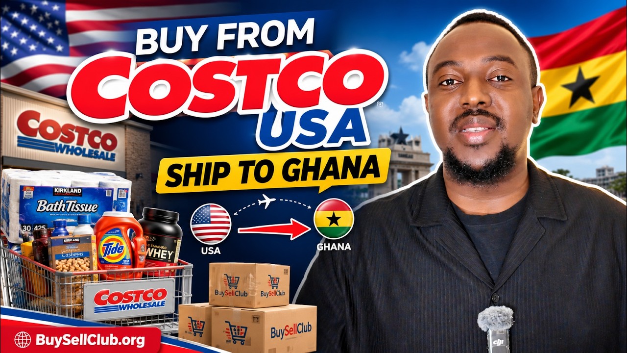 BUY AND SHIP FROM USA TO GHANA cover art