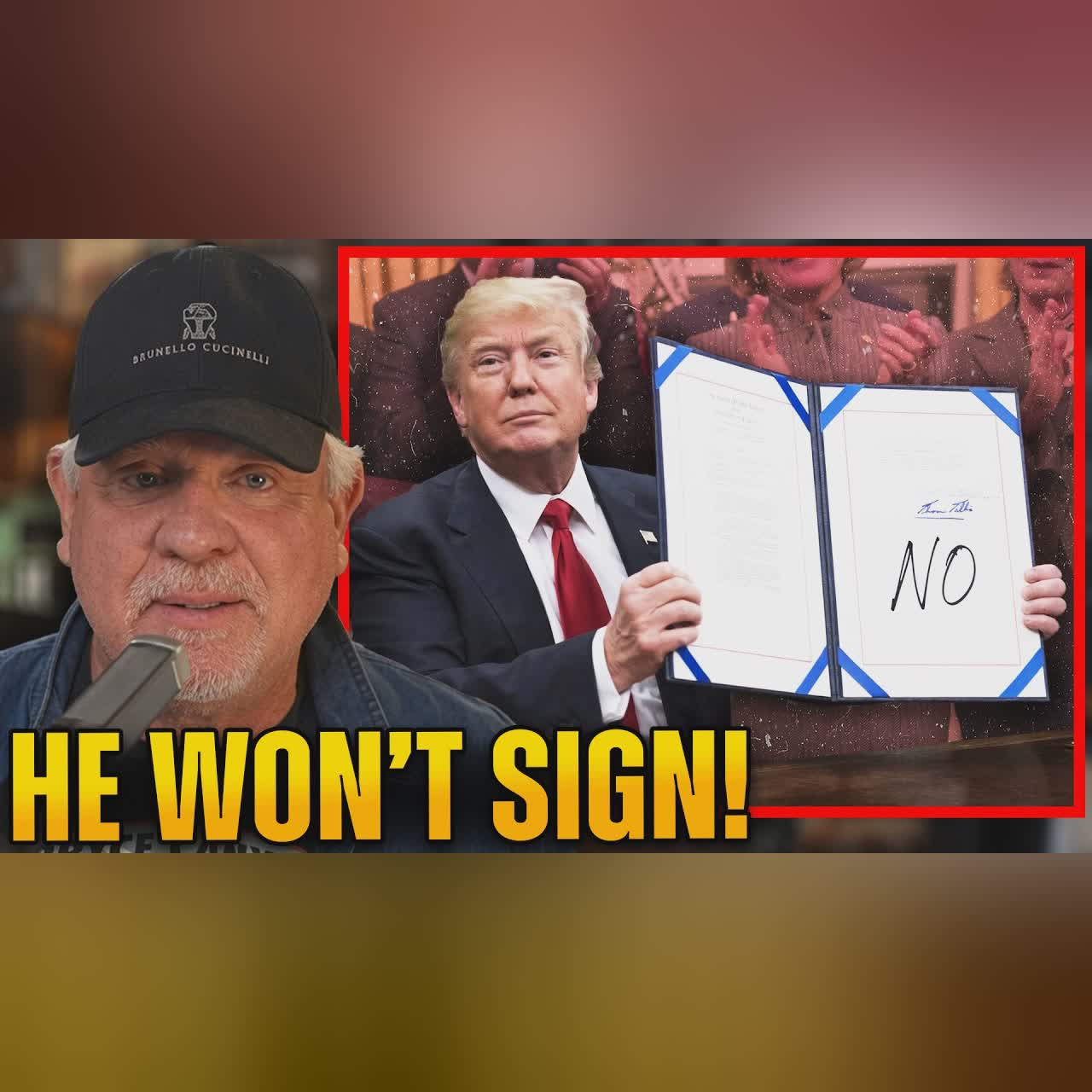 Trump Just Played the Ultimate Power Move In Growing Feud With Senate Republicans cover art