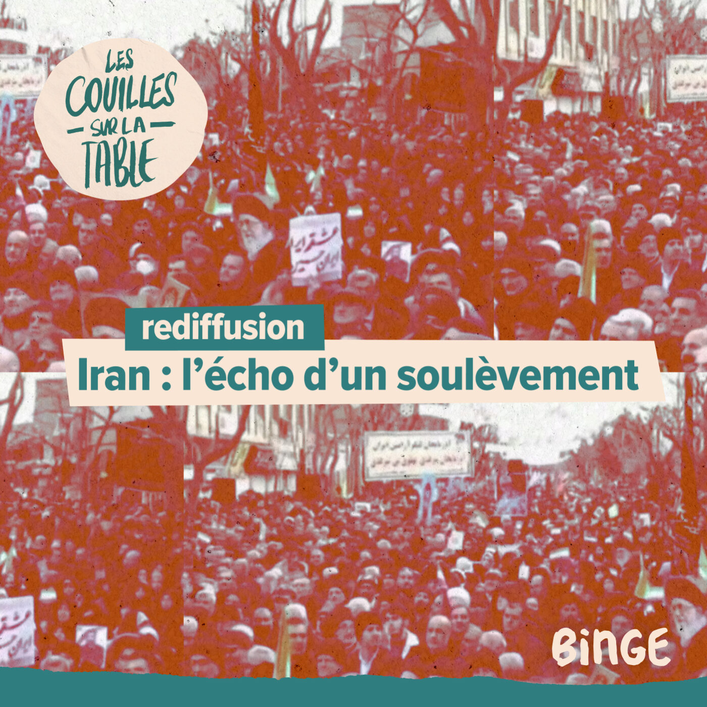 Iran : l’écho d’un soulèvement cover art