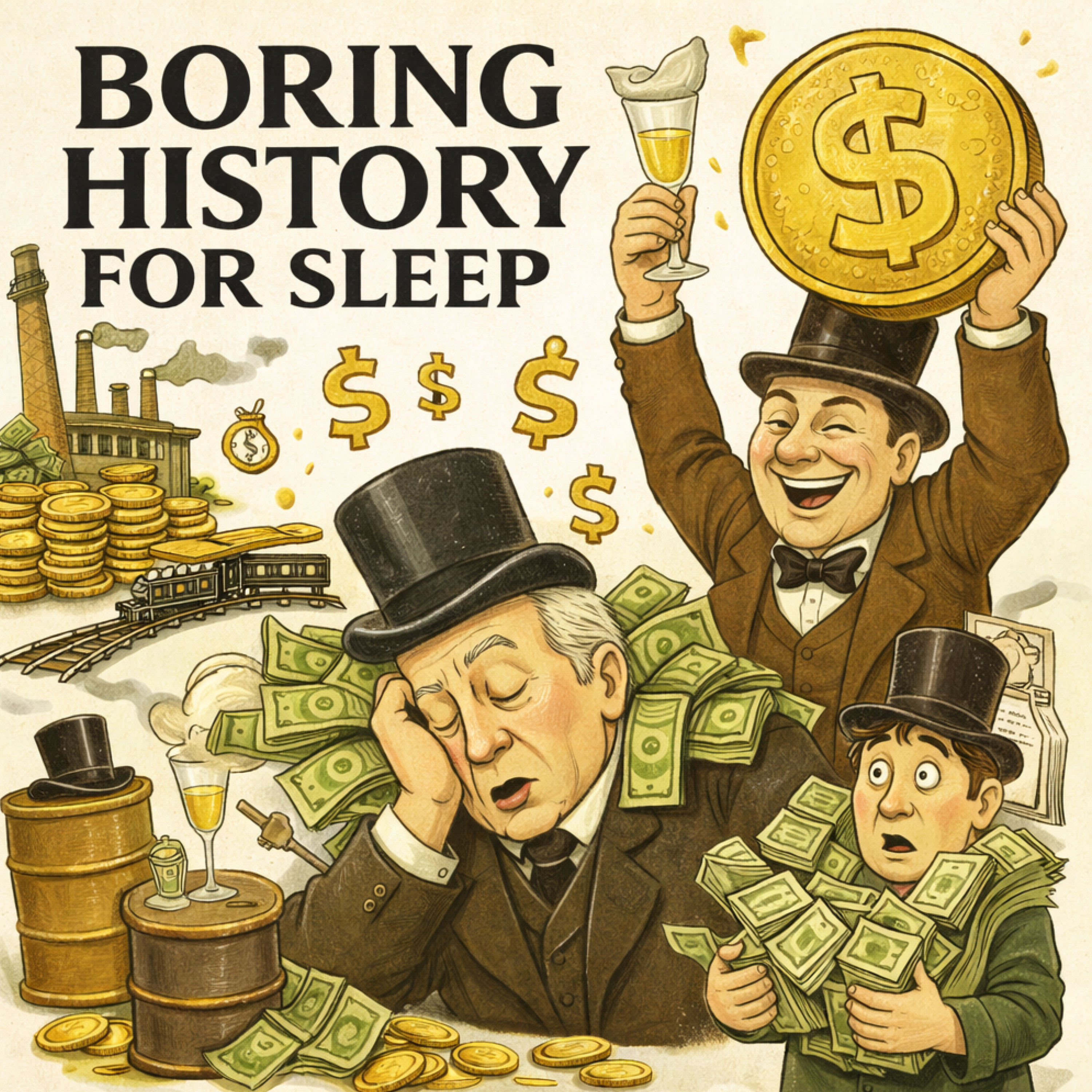 America’s First Billionaires — The Forgotten Era Before the Gilded Age 💰 | Boring History for Sleep cover art