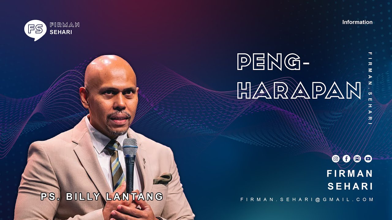 PENGHARAPAN - PS. BILLY LANTANG - Firman Sehari cover art
