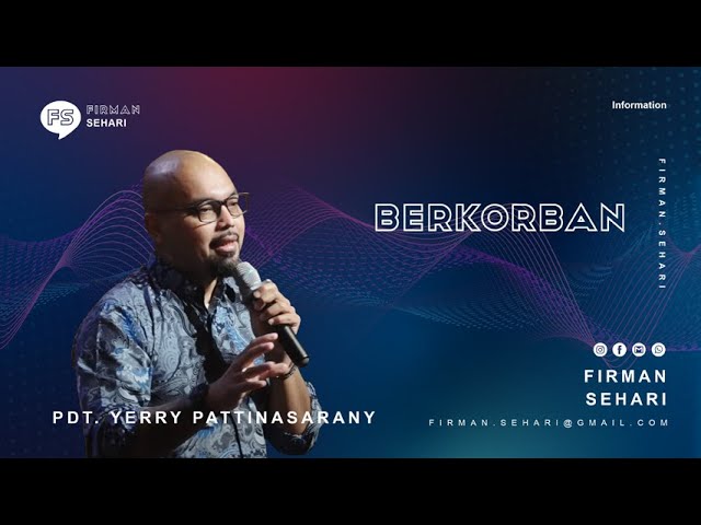 BERKORBAN - PDT. YERRY PATTINASARANY - Firman Sehari cover art