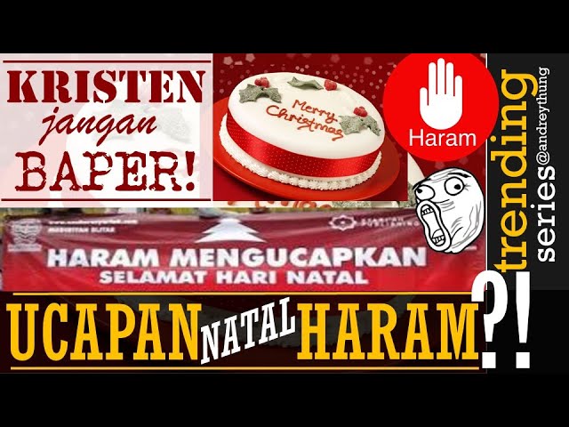 Selamat Natal Haram? Kristen jgn Baper lah. Warung Jual Babi? Muslim jgn Protes dong. cover art