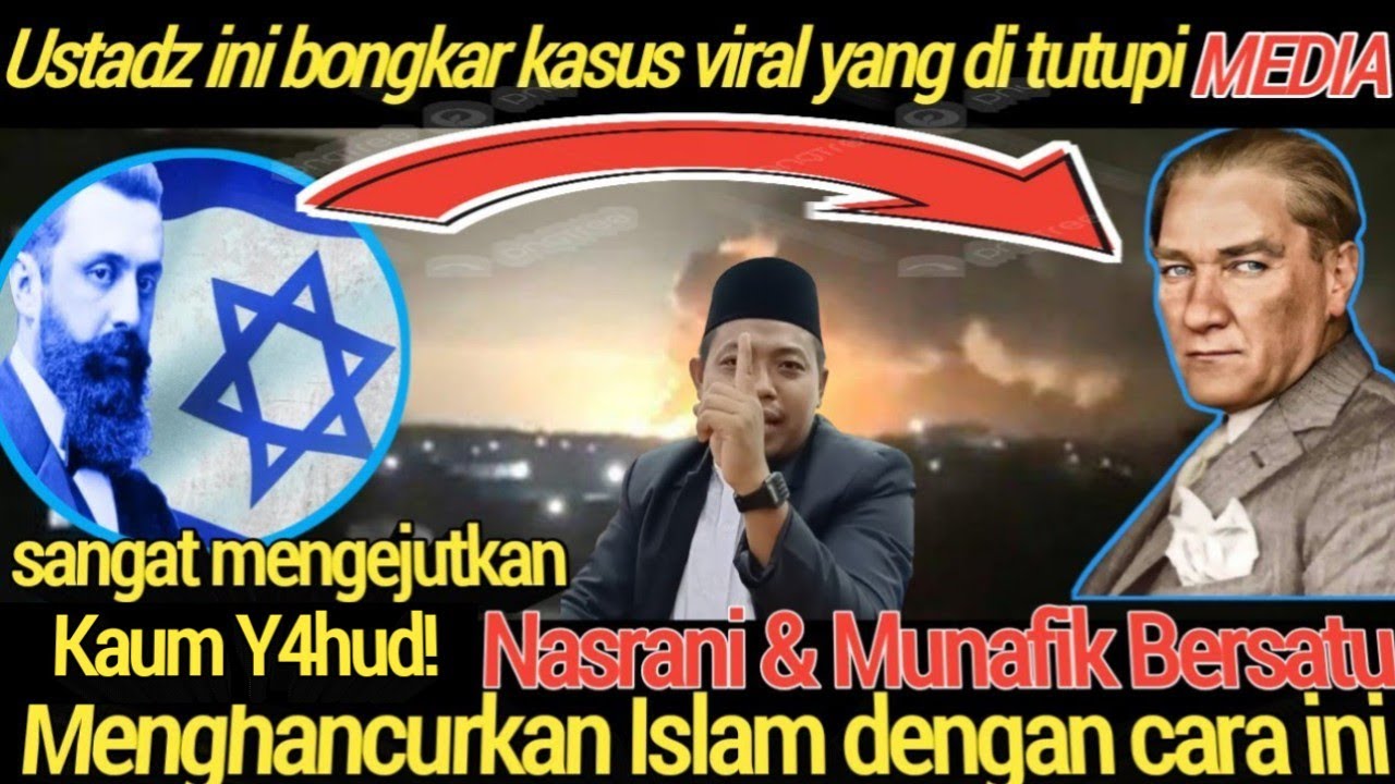 Mengerikan kerjasama Y4hud! & Nasrani untuk menghancurkan Islam dengan cara ini di bongkar Ustadz cover art