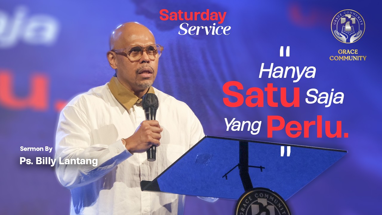 "HANYA SATU SAJA YANG PERLU" - Ps. Billy Lantang - 11 April 2026 cover art