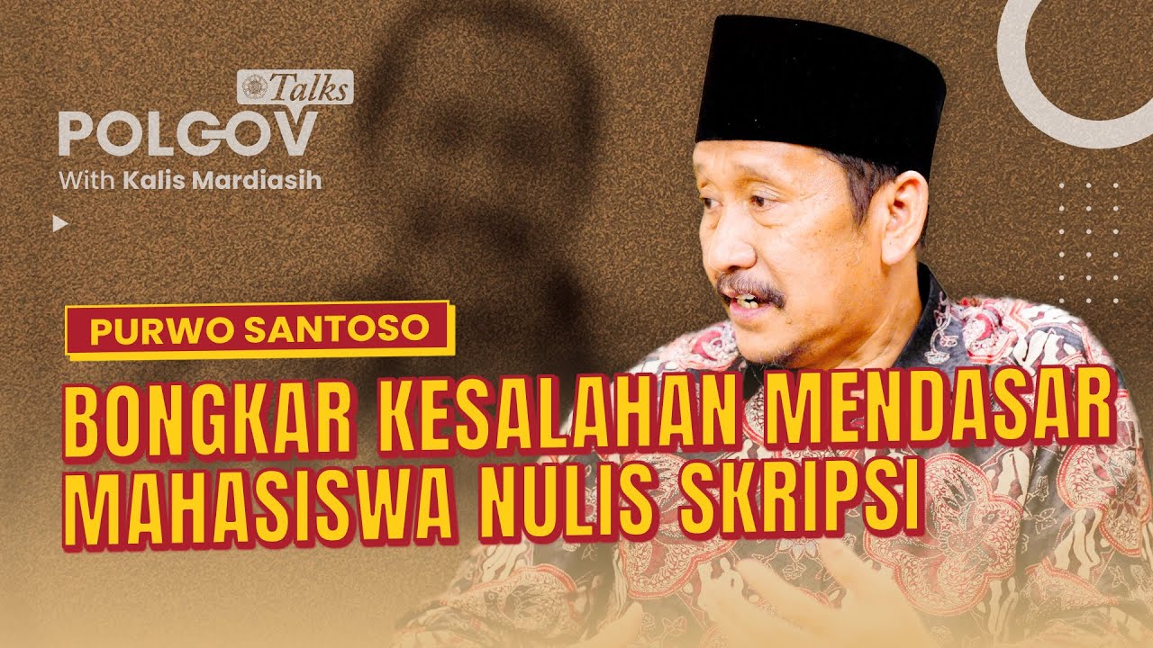 Menghayati Metodologi sebagai Laku |  Ft. Prof. Purwo Santoso Guru Besar Fisipol UGM cover art