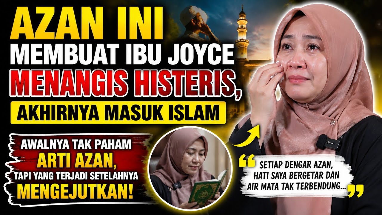 PERTAMA KALI DENGAR ADZAN KELUAR IBADAH GEREJA BIKIN MERINDING DAN PUTUSKAN MASUK ISLAM  cover art