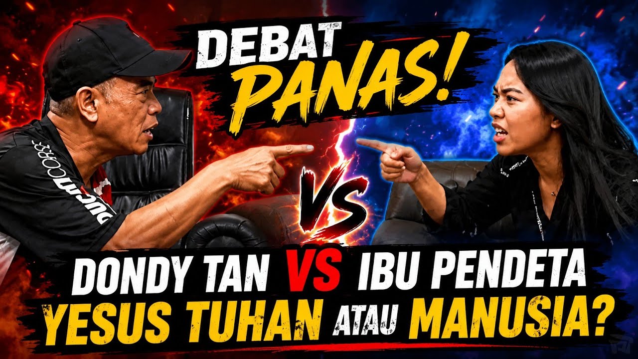 DEBAT PANAS IBU PENDETA MAU JATUHKAN DONDY TAN PAMERKAN ILMUNYA DONDY TAN LANGSUNG SKAKMAT  cover art