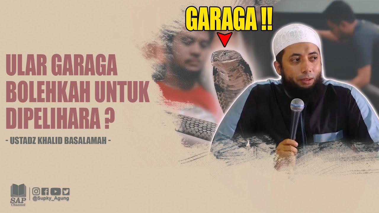 GARAGA !! BOLEHKAH MEMELIHARA ULAR ? | USTADZ KHALID BASALAMAH cover art