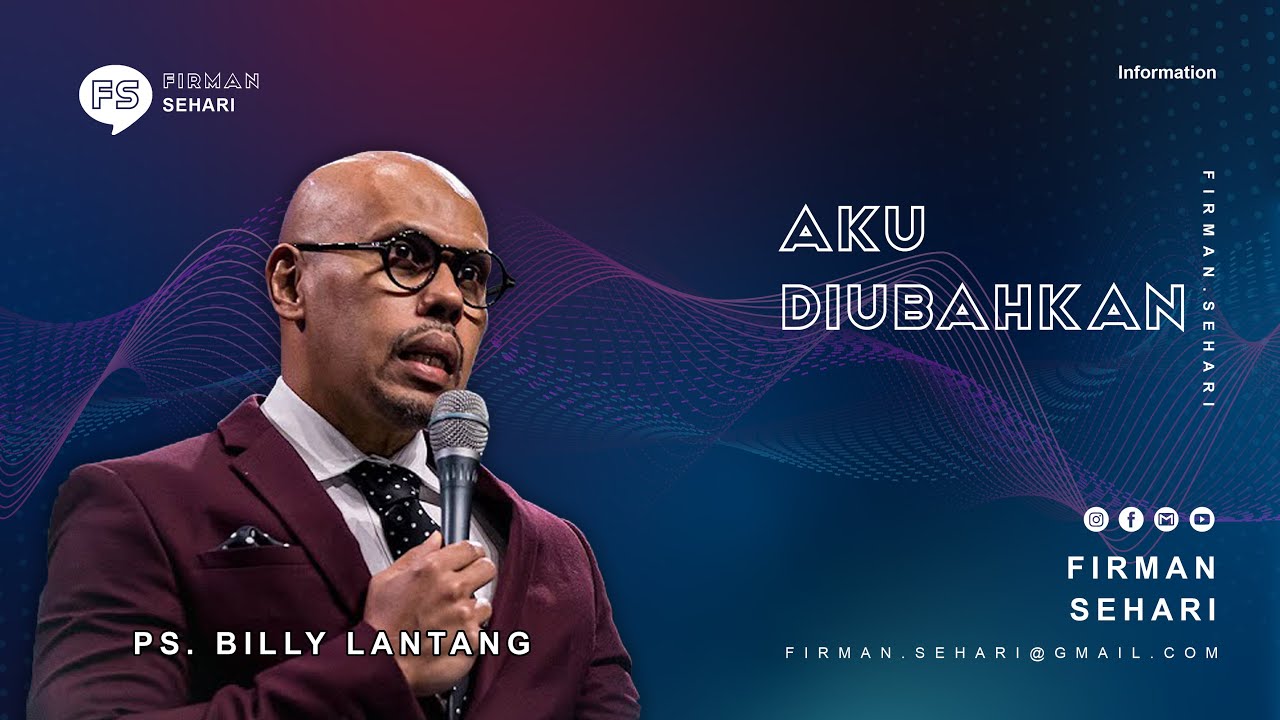 AKU DIUBAHKAN - PS. BILLY LANTANG - Firman Sehari cover art