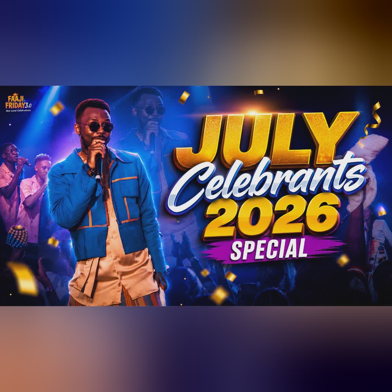 July Celebrants 2026 Special cover art