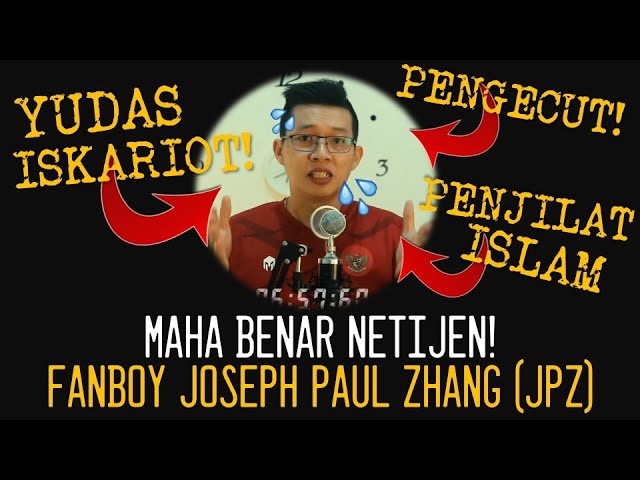 Channel Yudas Iskariot, Sang Penjilat Islam | Surat Terbuka kpd Fans Nyinyir Jozeph Paul Zhang cover art