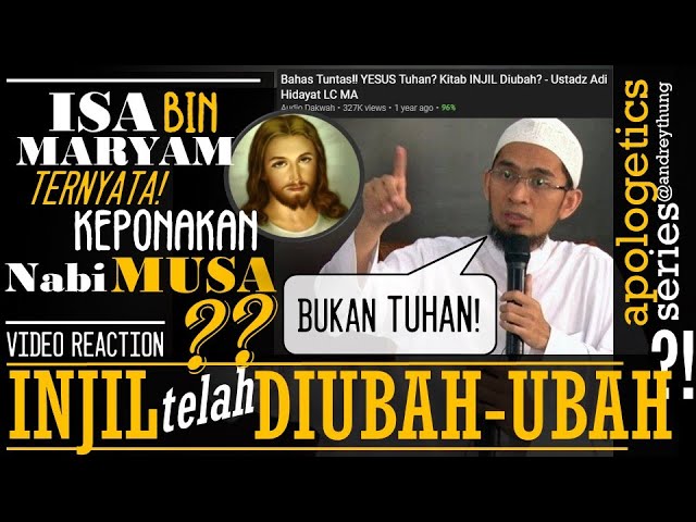Injil Diubah? | Isa bin Maryam Ponakan Musa? | Menjawab Argumen Ustadz Adi Hidayat (UAH) cover art
