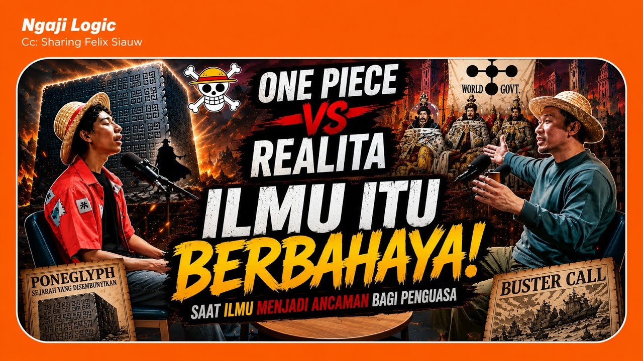 Rahasia Poneglyph & Al-Qur’an: Kenapa Pemerintah Dunia Takut Orang Pintar? #felixsiauw #podcast  cover art