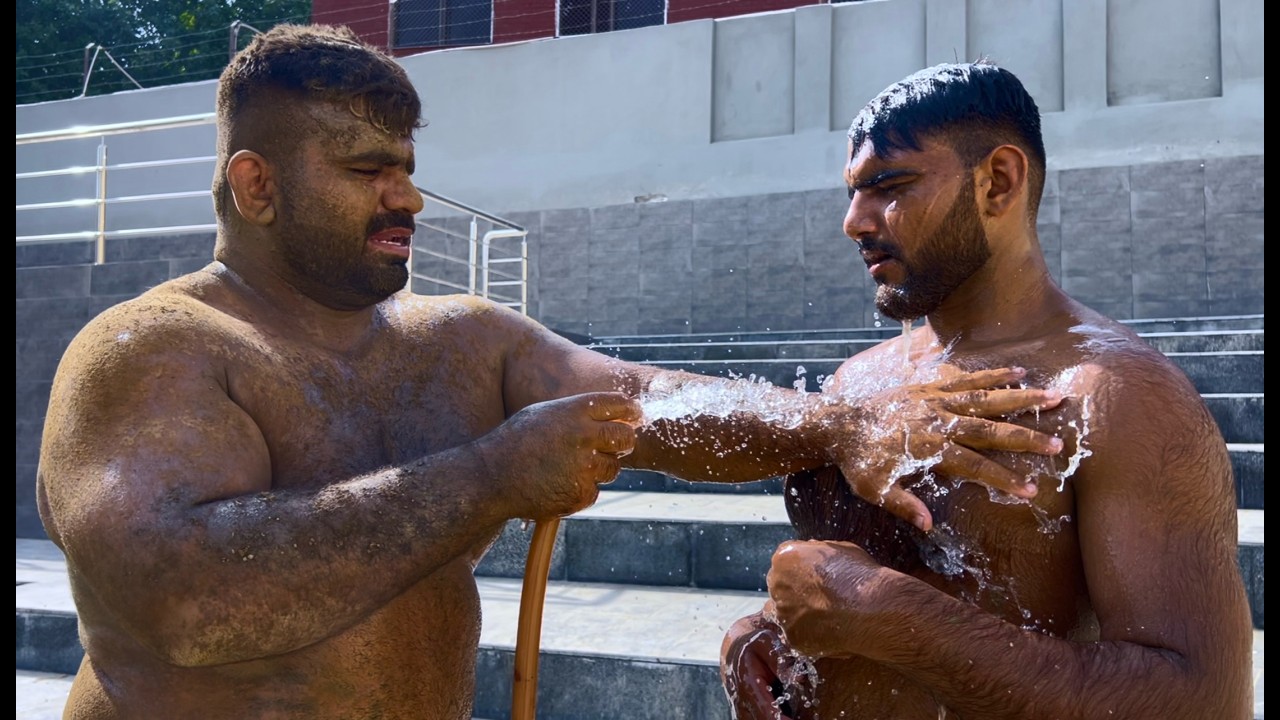 Inside a Desi Wrestler’s Summer Routine | Akhada Workout + Ice Bath