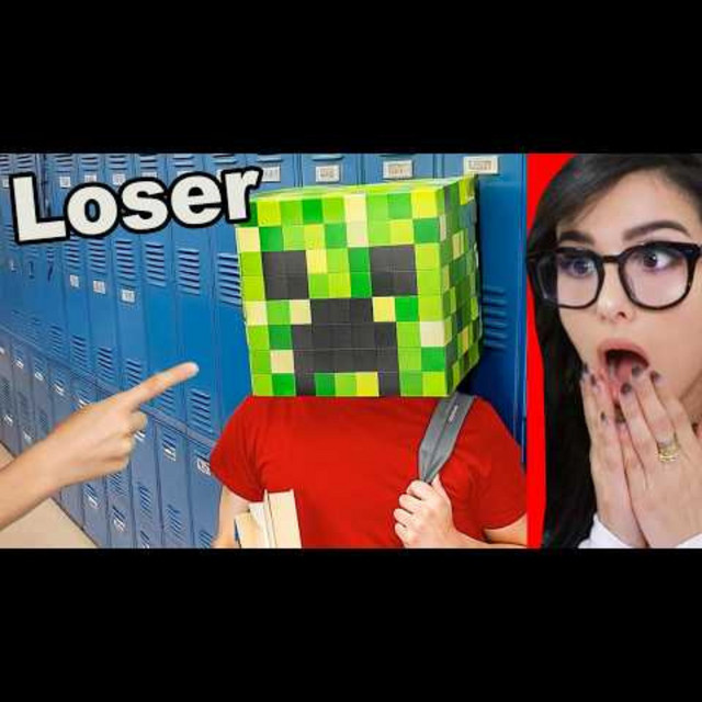 Student Wears MINECRAFT Mask to HIDE Face cover art