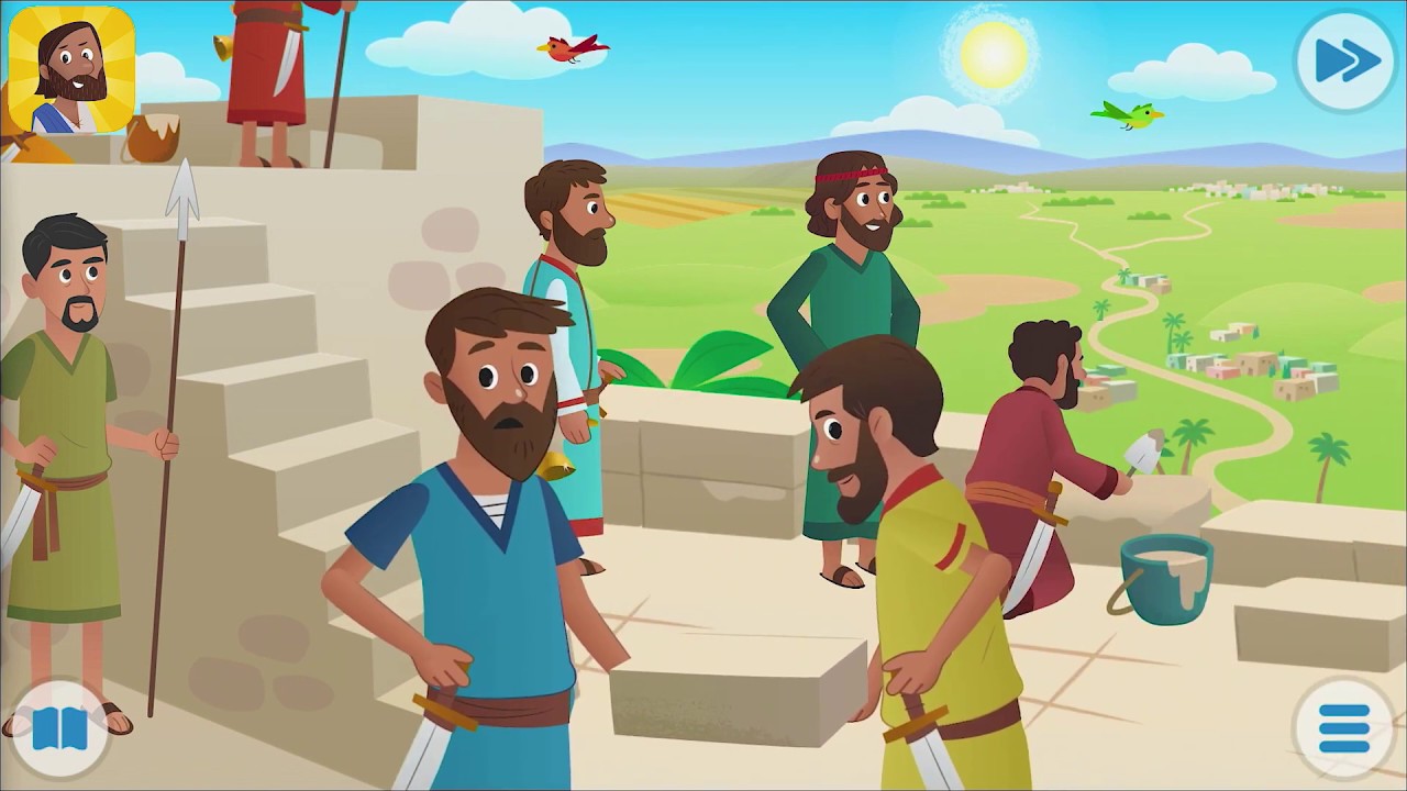 Ang Pagtatayo ng mga Pader - Pambatang Bible App cover art