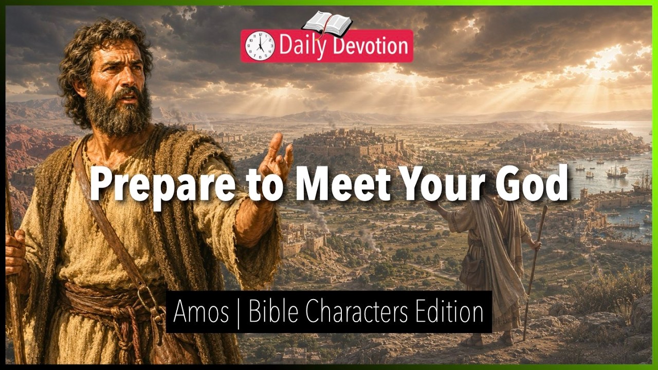 June 28: Prepare to Meet Your God - Amos - Amos 1-2 - 365 Daily Devotions cover art
