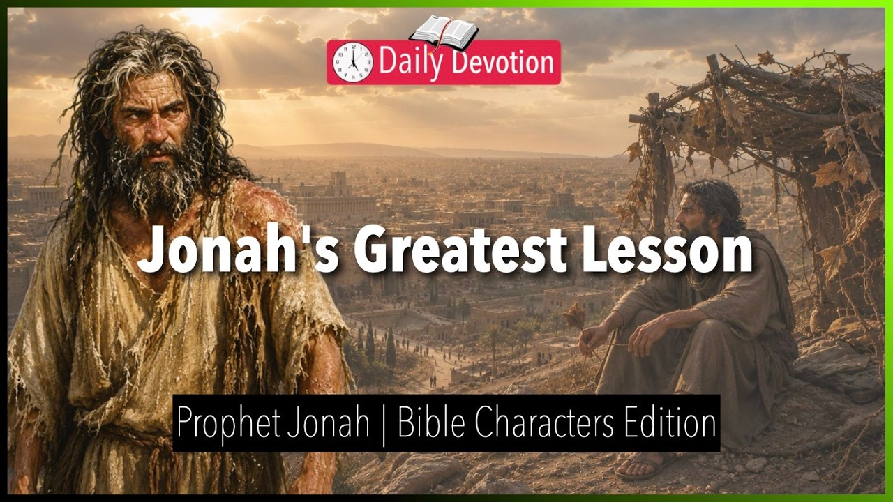 June 24: Jonah's Greatest Lesson - Jonah - Jonah 4 - 365 Daily Devotions cover art