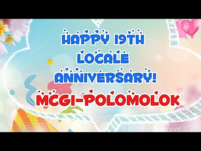 Event Souvenir - MCGI Polomolok 19th Locale Anniversary Celebration cover art