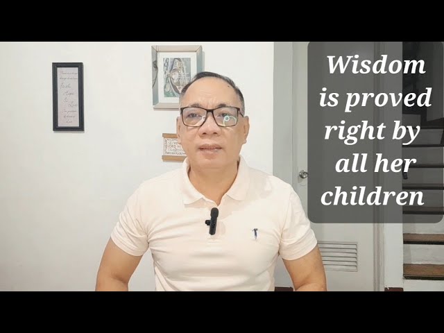 Daily Devotions in Tagalog: Wisdom is Proved Right by All Her Children cover art