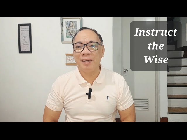 Daily Devotions in Tagalog: Instruct the Wise cover art