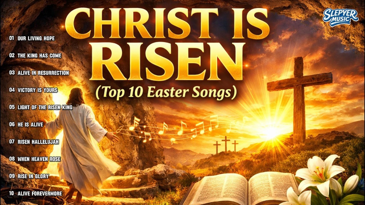CHRIST IS RISEN! ✝️ Top 10 Easter Songs 2026 (Worship Hits) cover art
