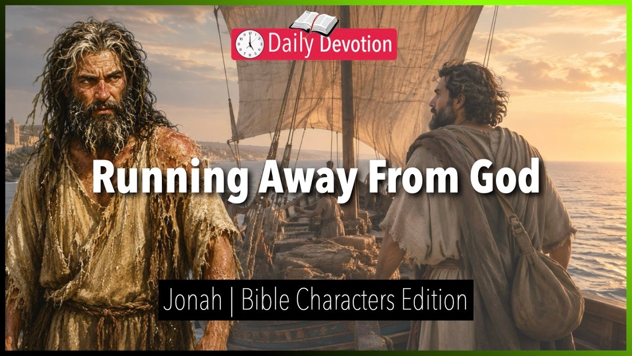 June 21: Running Away From God - Jonah - Jonah 1 - 365 Daily Devotions cover art