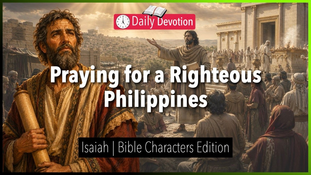 July 03: Praying for a Righteous Philippines - Isaiah - Isaiah 1 - 365 Daily Devotions cover art