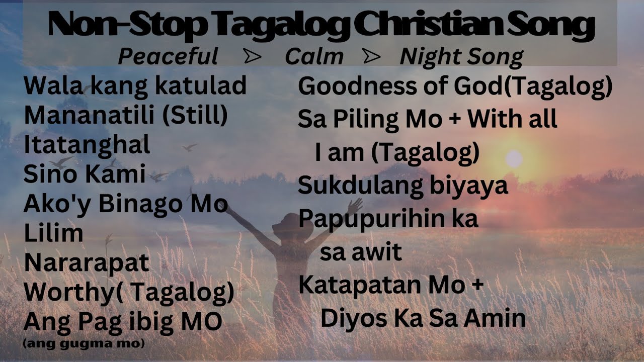 Tagalog Christian Song  I  Non-Stop cover art