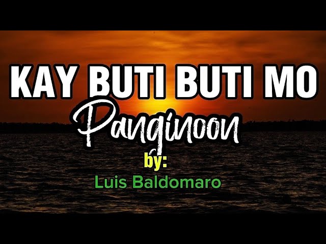 KAY BUTI BUTI MO PANGINOON cover art