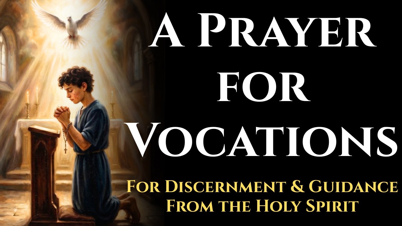 A PRAYER FOR VOCATIONS — For Discernment & Guidance From the Holy Spirit cover art
