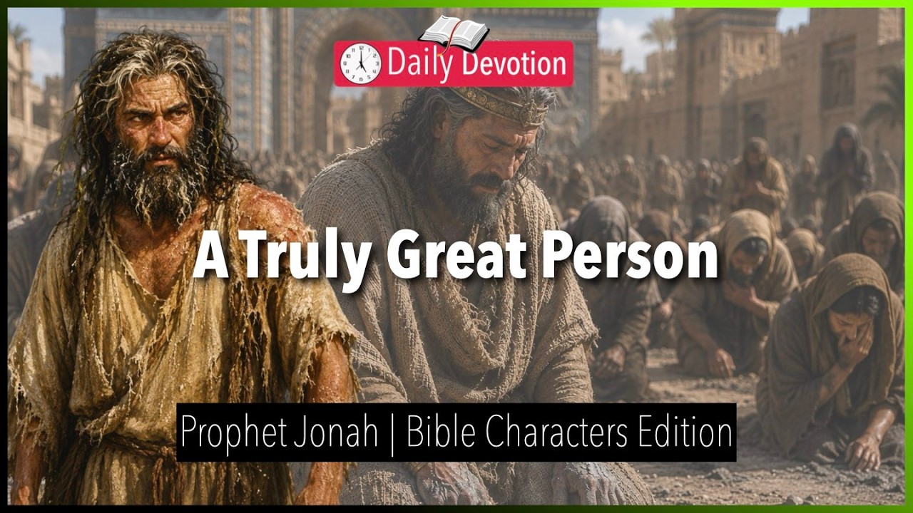 June 23: A Truly Great Person - Jonah - Jonah 3 - 365 Daily Devotions cover art
