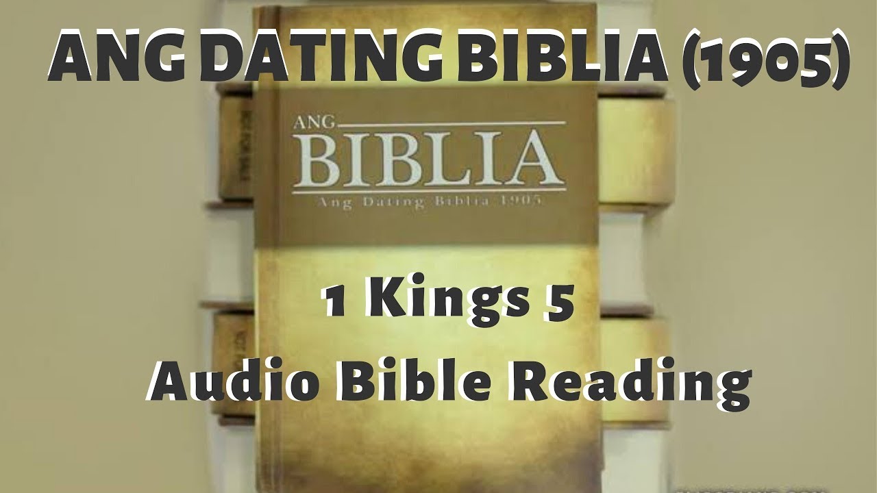1 Kings/Mga Hari 5(Ang Dating Biblia 1905) Audio Bible Reading - Tagalog cover art