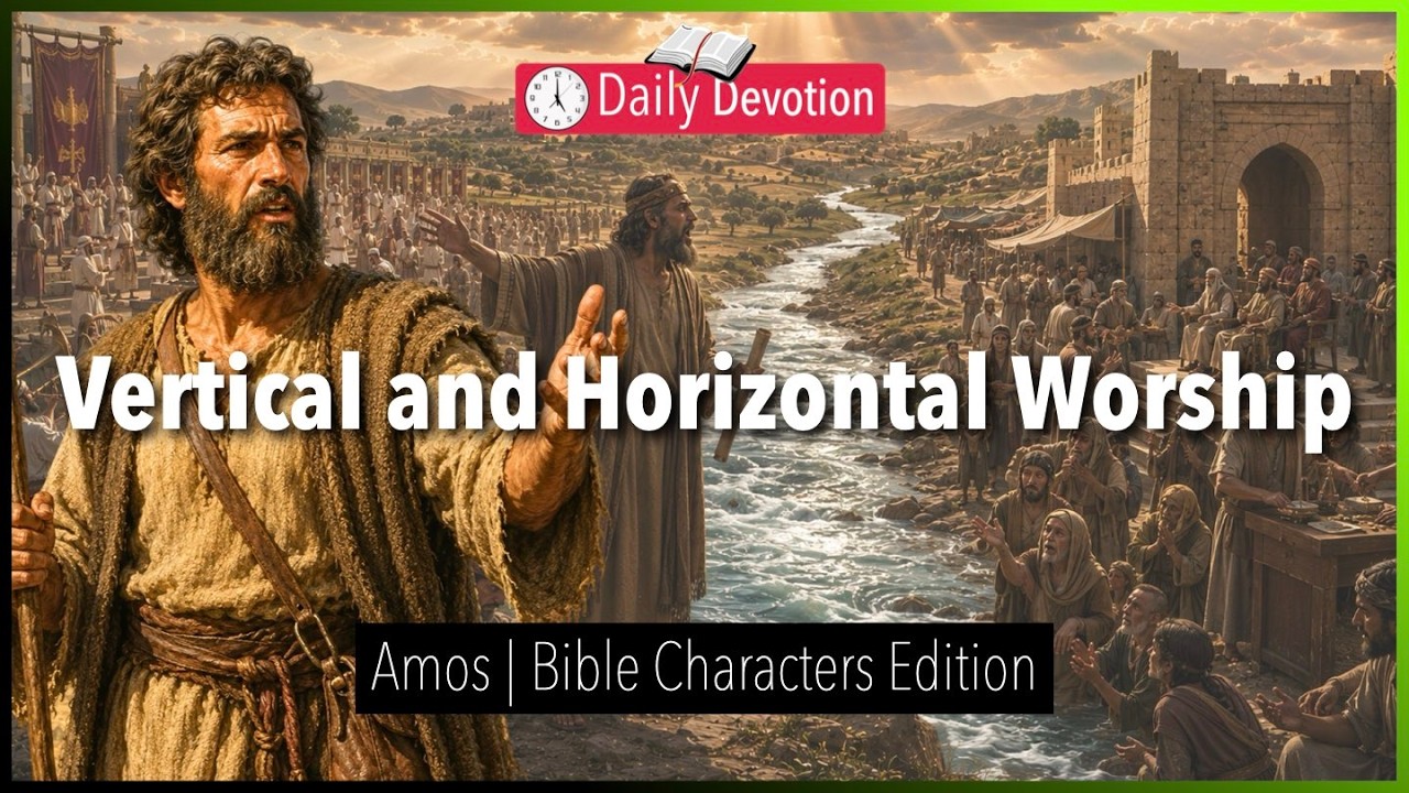 June 29: Vertical and Horizontal Worship - Amos - Verses - 365 Daily Devotions cover art